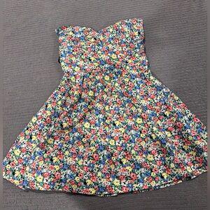 Minkpink Strapless Smocked Mini Dress-SMALL